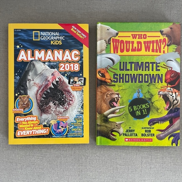 Animal Books Who Would Win National Geographic Kids Almanac - Picture 1 of 6